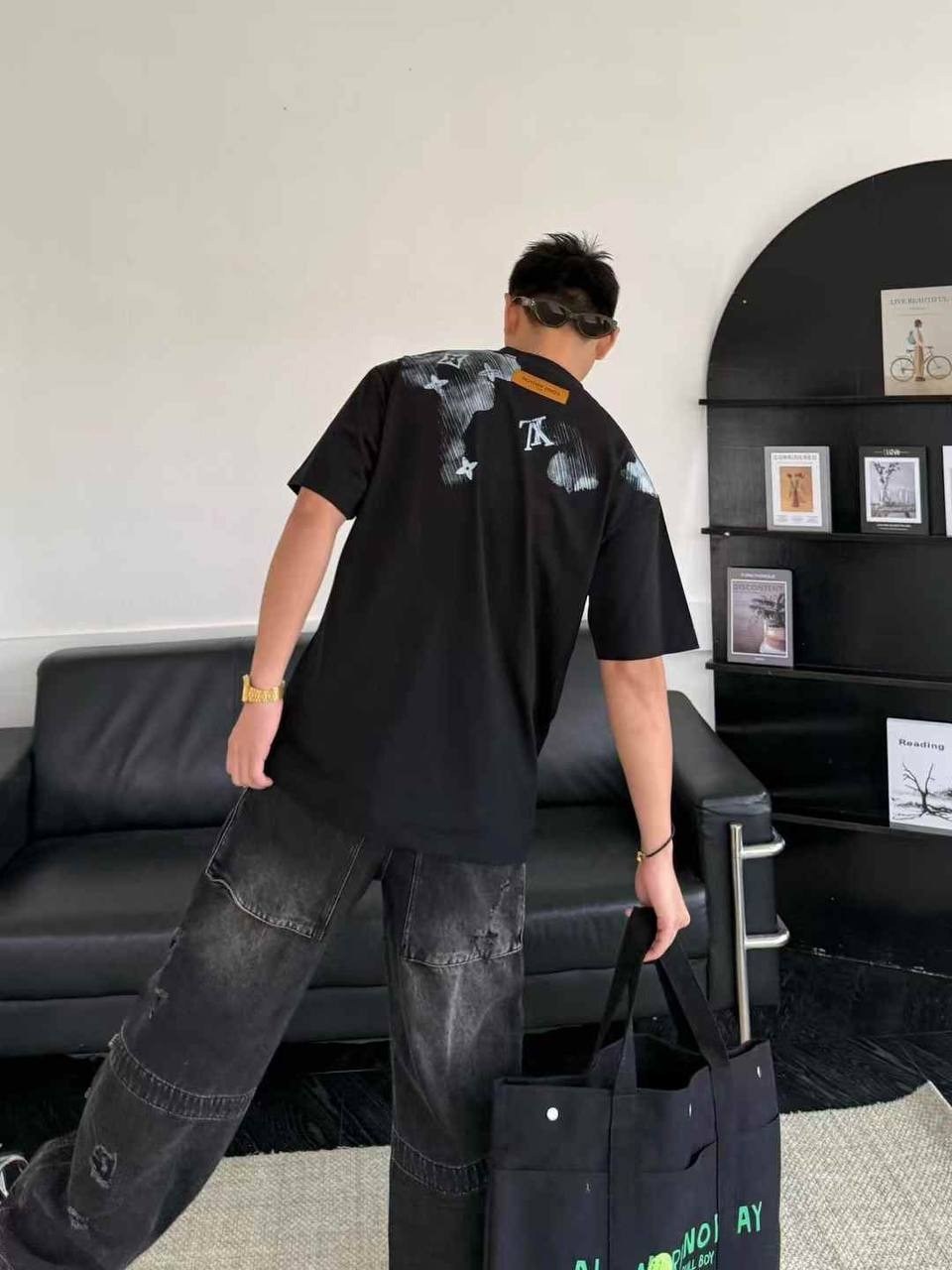 мужская футболка,модные мужские футболки,футболка,футболка louis vuitton