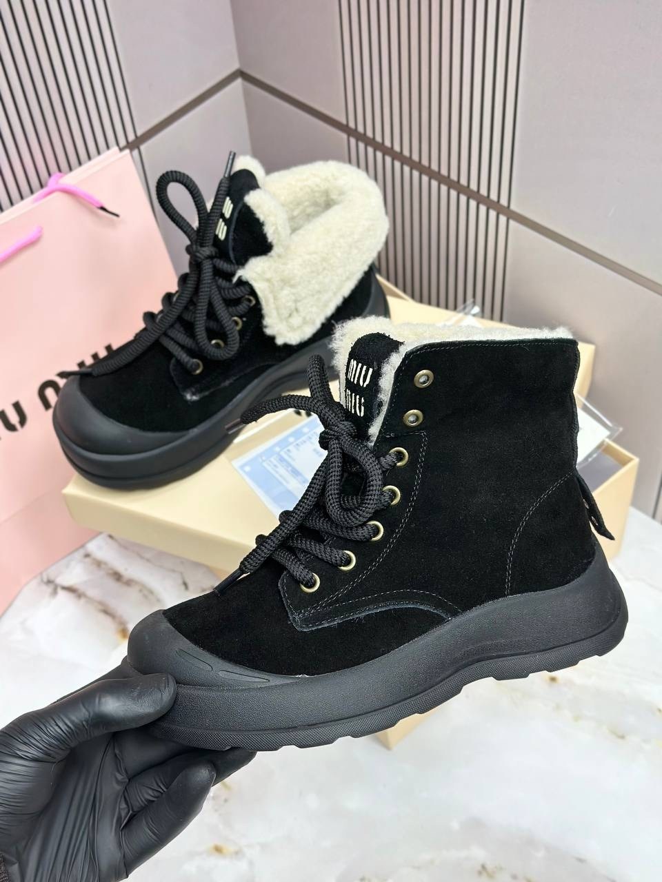 ботинки миу миу женские зимние,ботинки miu miu,ботинки женские,,ботинка женские зимние