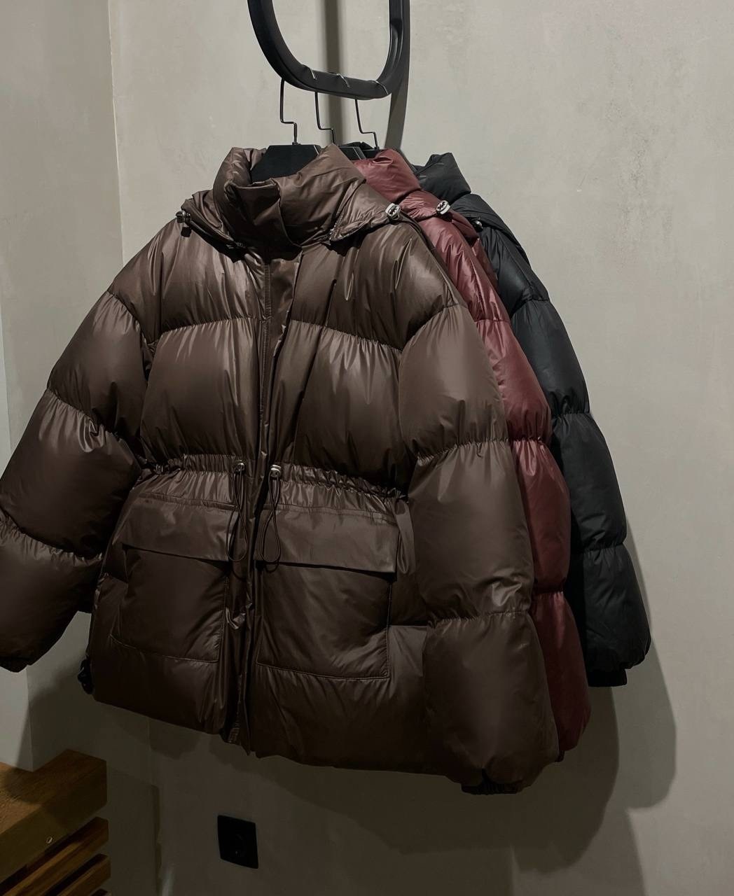 модные пуховики,куртки и пуховики женские,куртка оверсайз,куртка с поясом,пуховики оверсайз