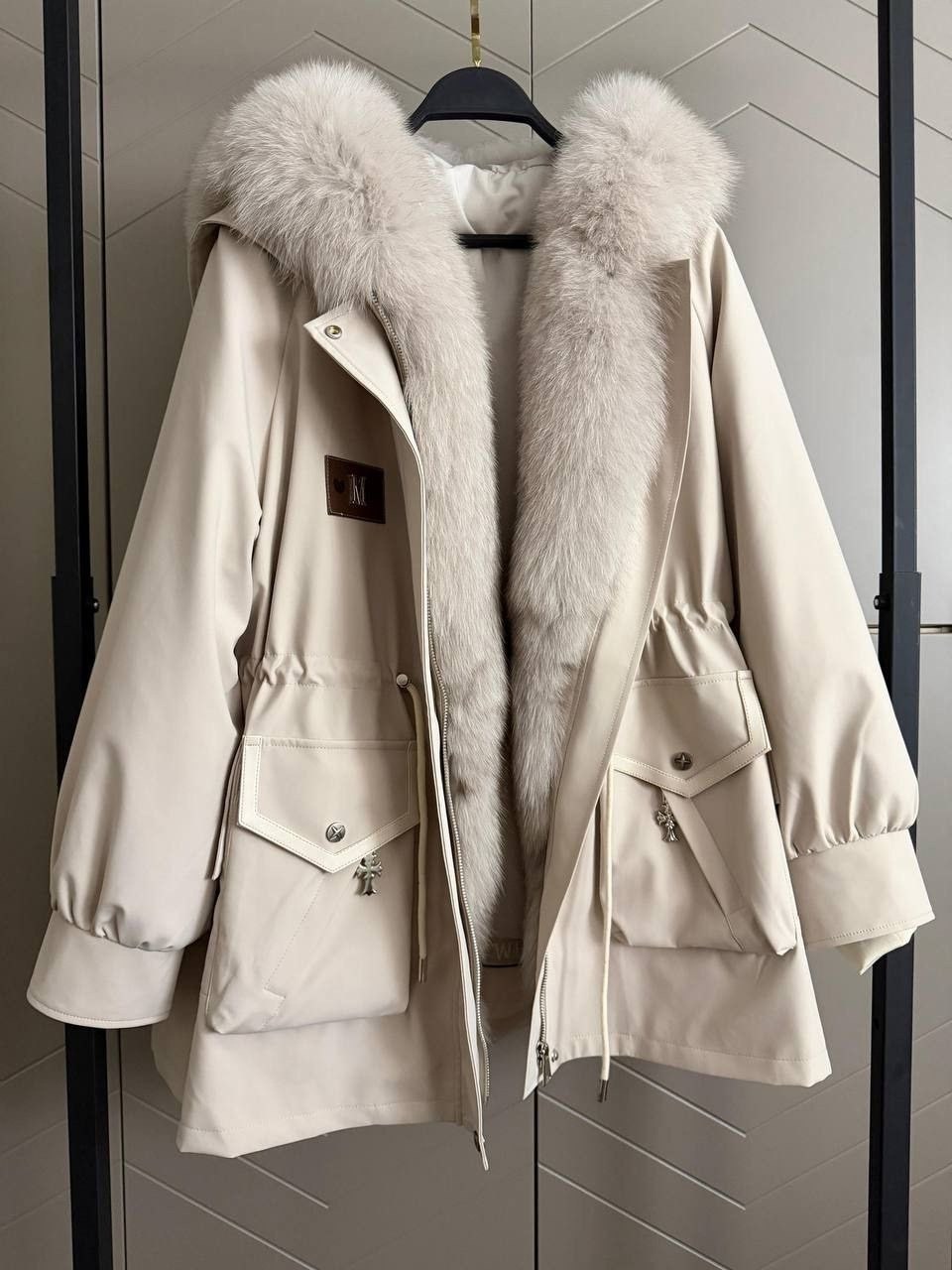 парка меховая,зимние куртки,парка женская,парка с натуральным мехом,куртка женская