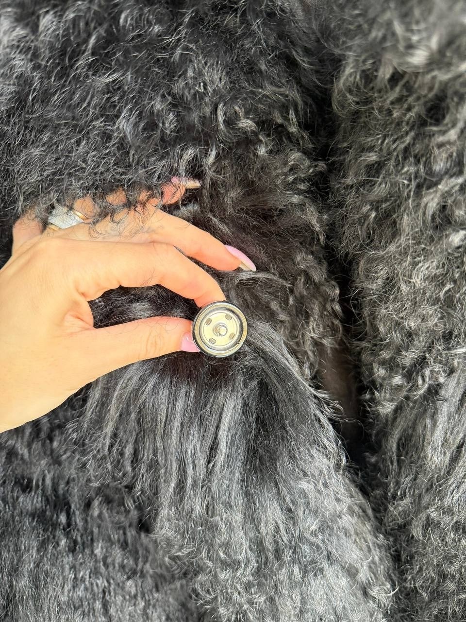 шуба из ламы,женская шуба,искусственная шуба,шуба модная,черная шуба