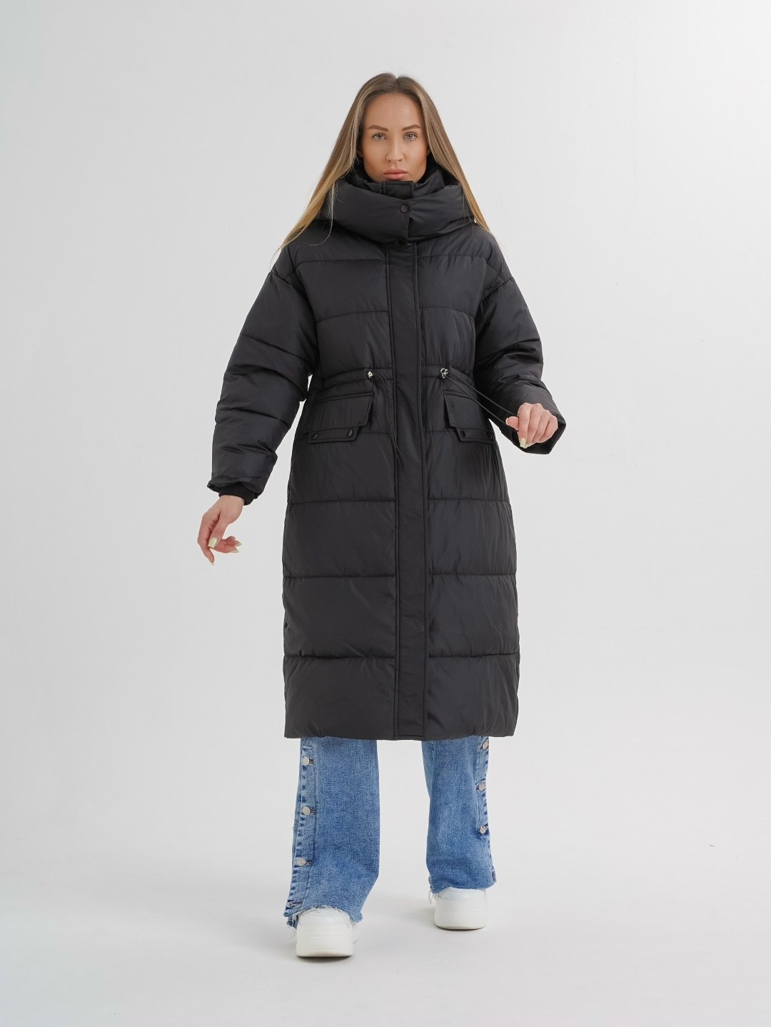 бежевый пуховик,зимние пуховики женские,пуховик удлиненный,женские пуховики,удлиненный зимний пуховик