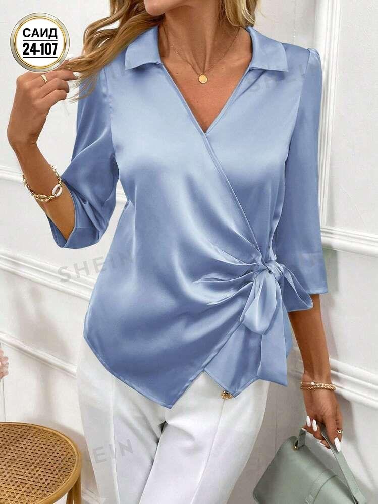 женские блузки,блузка с поясом,блузки,модные женские блузки