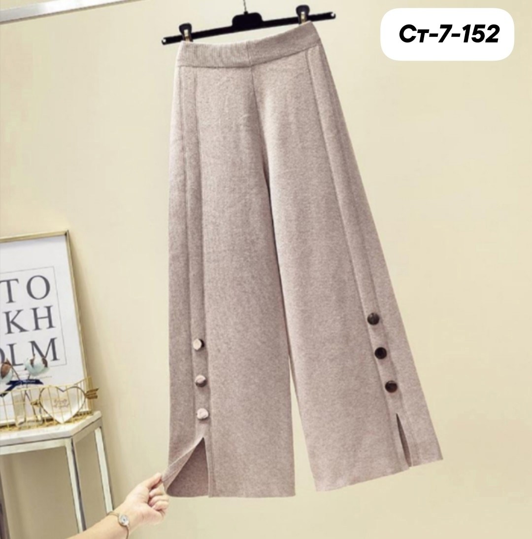 женские широкие брюки,брюки свободного кроя,брюки вязаные,широкие брюки,женские трикотажные брюки с широкими штанинами