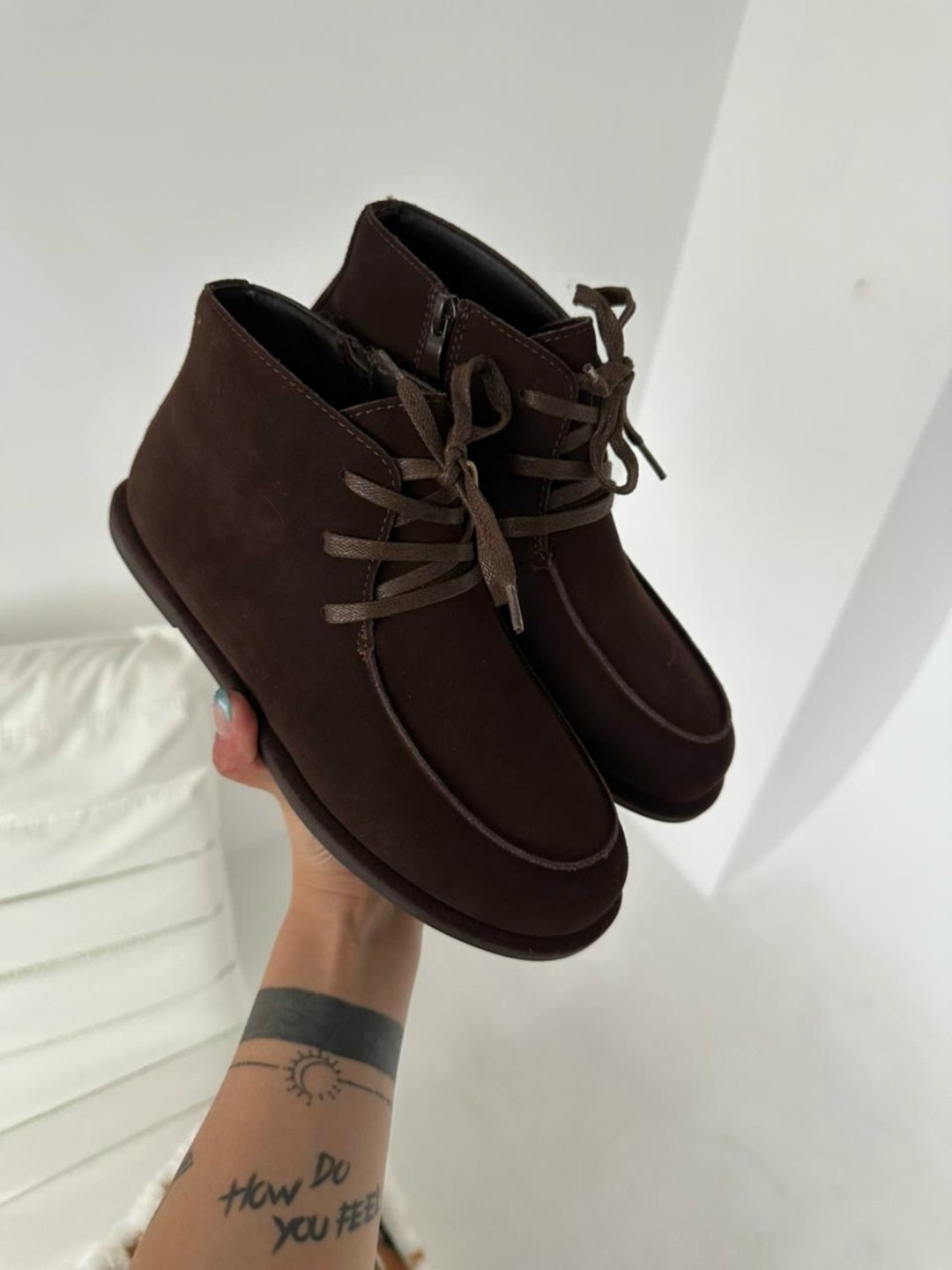 ,ботинки замшевые,ботинки зимние замшевые,женская ,коричневые ботинки