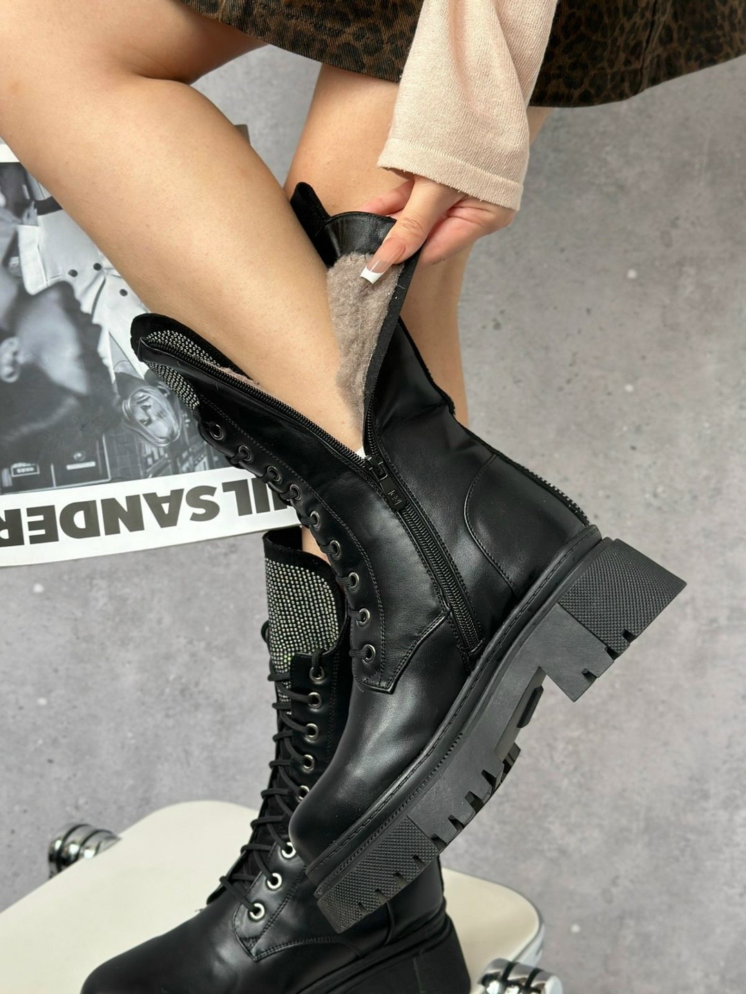 ботинки женские,, женская зимняя,стильные ботинки,ботинка женские зимние