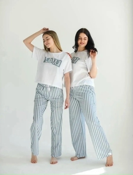 женская пижама,пижама со штанами и футболкой домашняя одежда,пижама с штанами,домашний комплект с брюками,домашний комплект женский