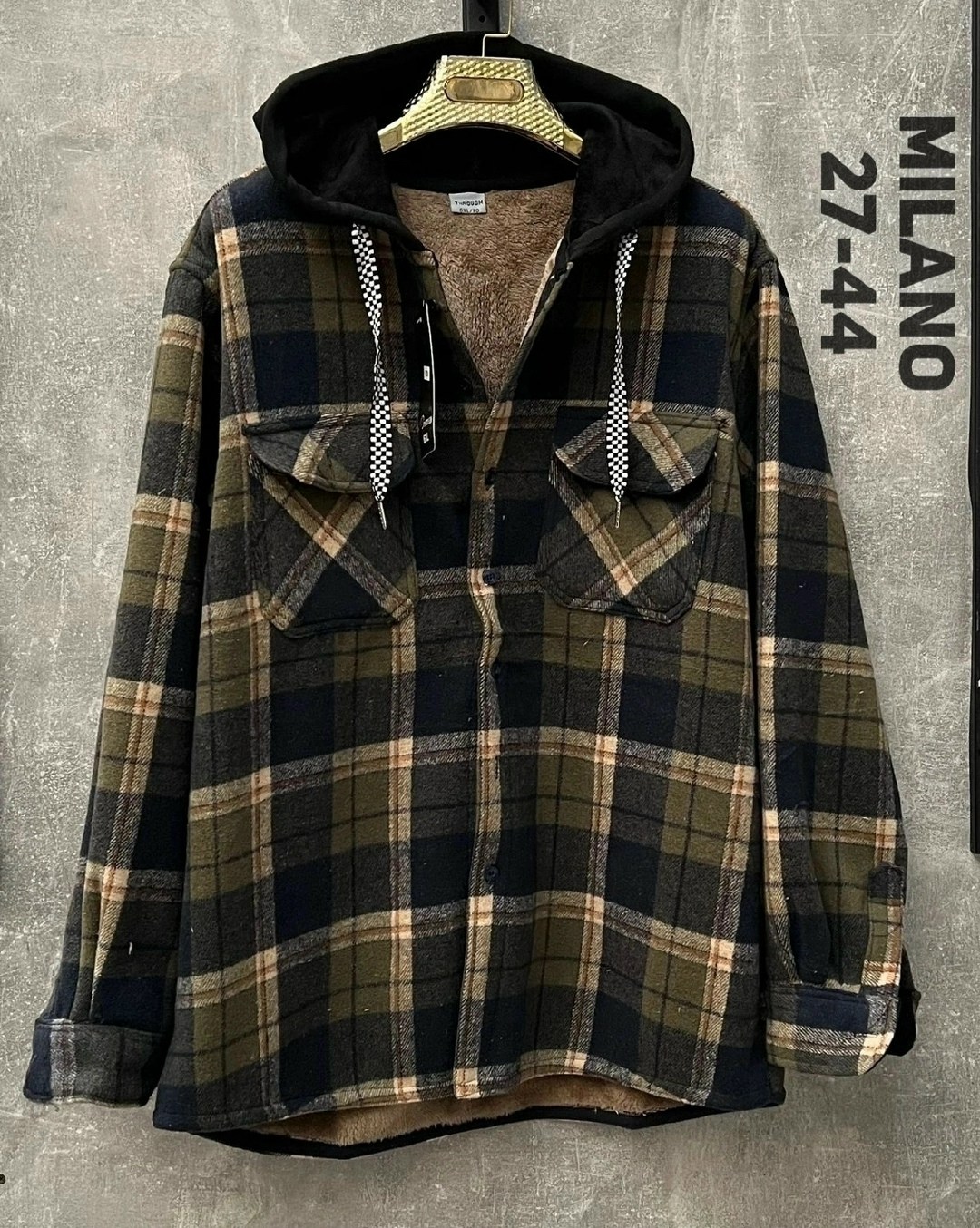 рубашка с капюшоном,теплая рубашка,рубашка на флисе,рубашка клетку с капюшоном,кофта рубашка