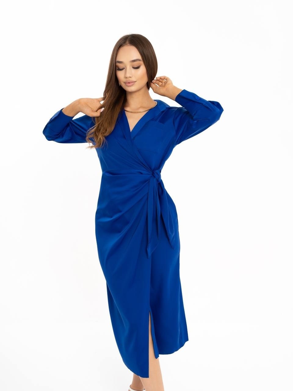 платье халат,платье длинное,атласное платье,атласное платье с запахом,атласное платье миди