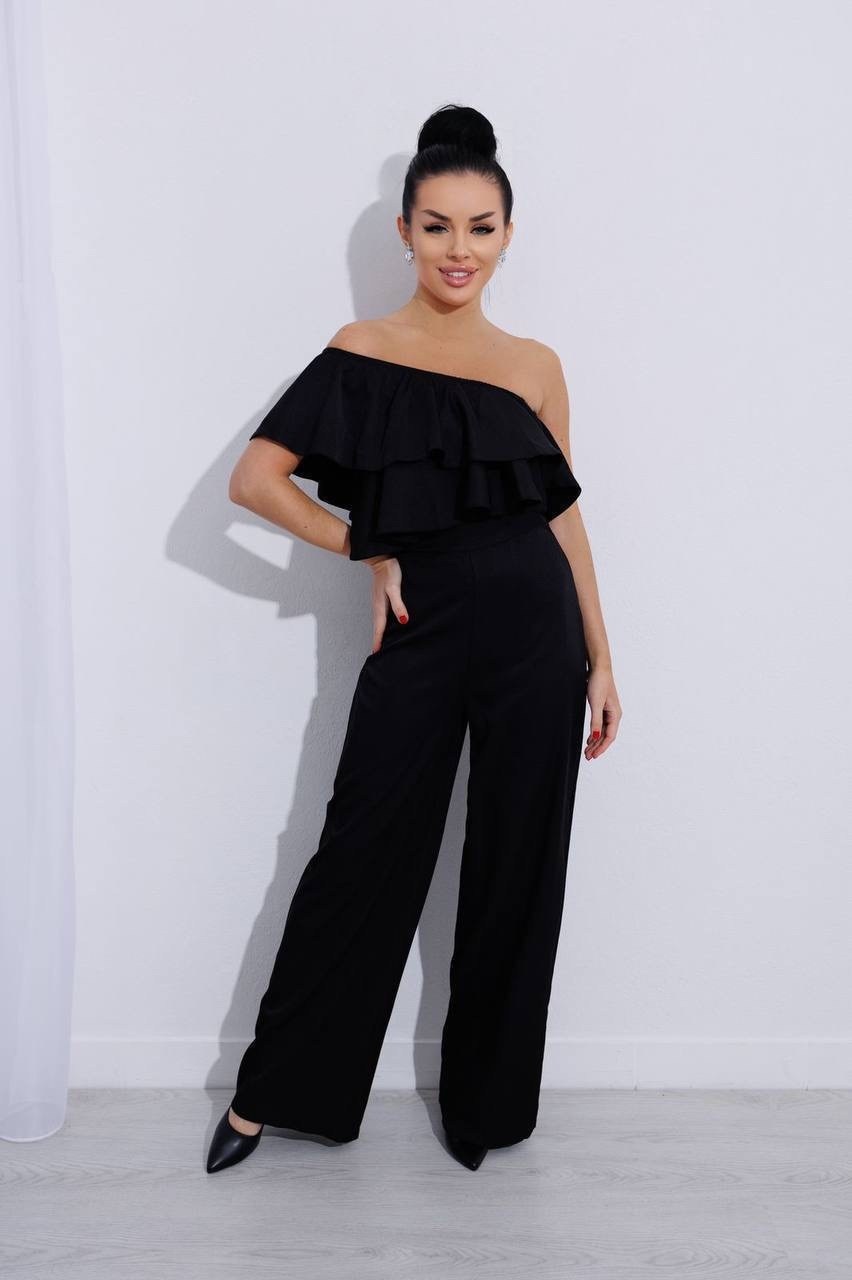 элегантные комбинезоны,вечерние комбинезоны,комбинезон с оборками,женские комбинезоны,комплект комбинезон