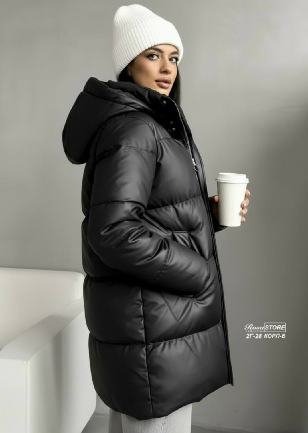 куртка женская,пуховик экокожа женский,удлиненная куртка,куртки зимние женские,зимняя куртка из экокожи