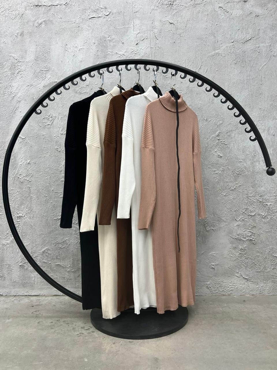 коричневое платье,вязаное платье,теплое платье вязаное,трикотажное платье,платье теплое лапша