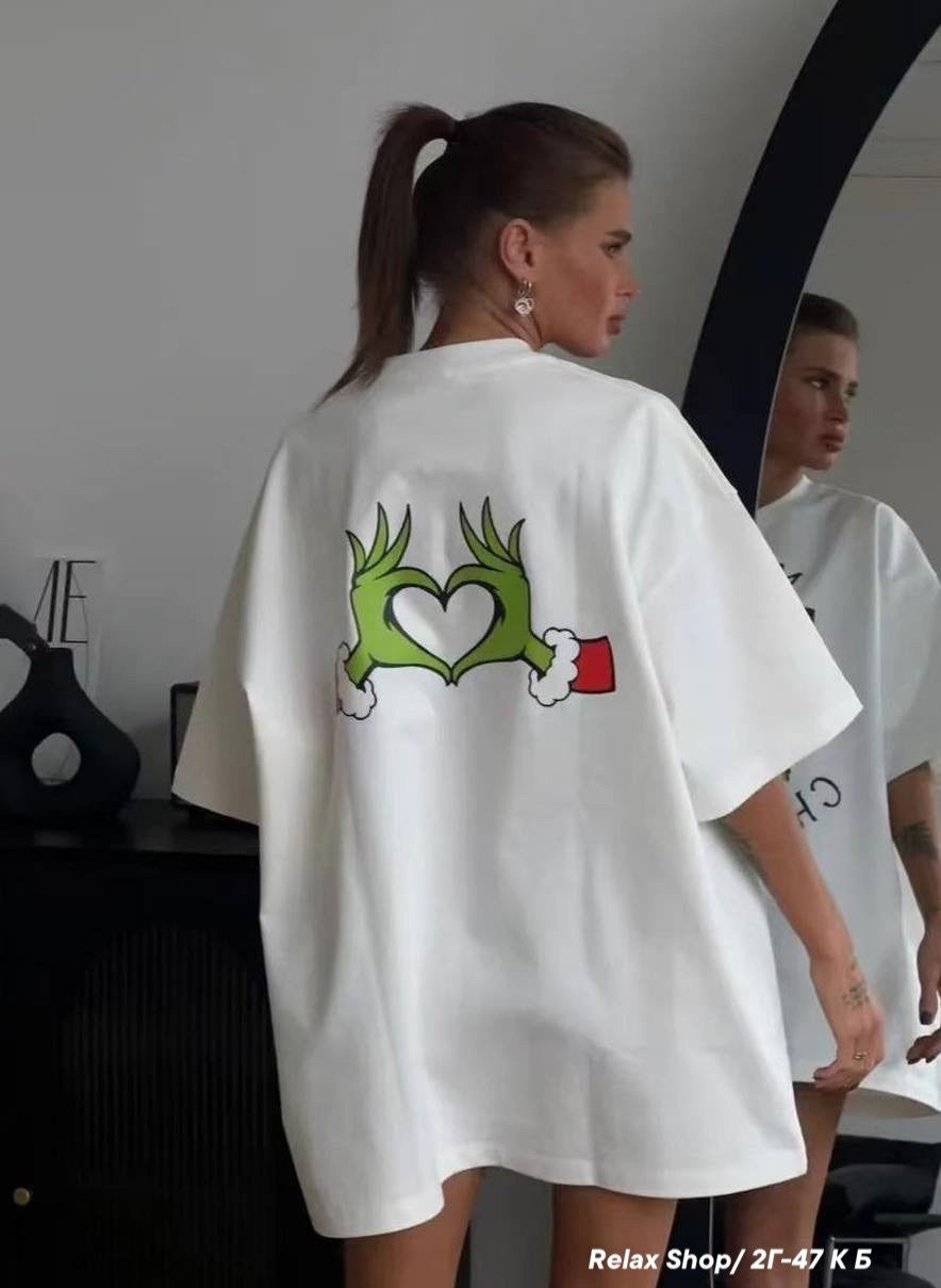 футболка оверсайз с,женская футболка оверсайз,футболка женская оверсайз в стиле,футболка оверсайз новогодняя,футболка в стиле оверсайз