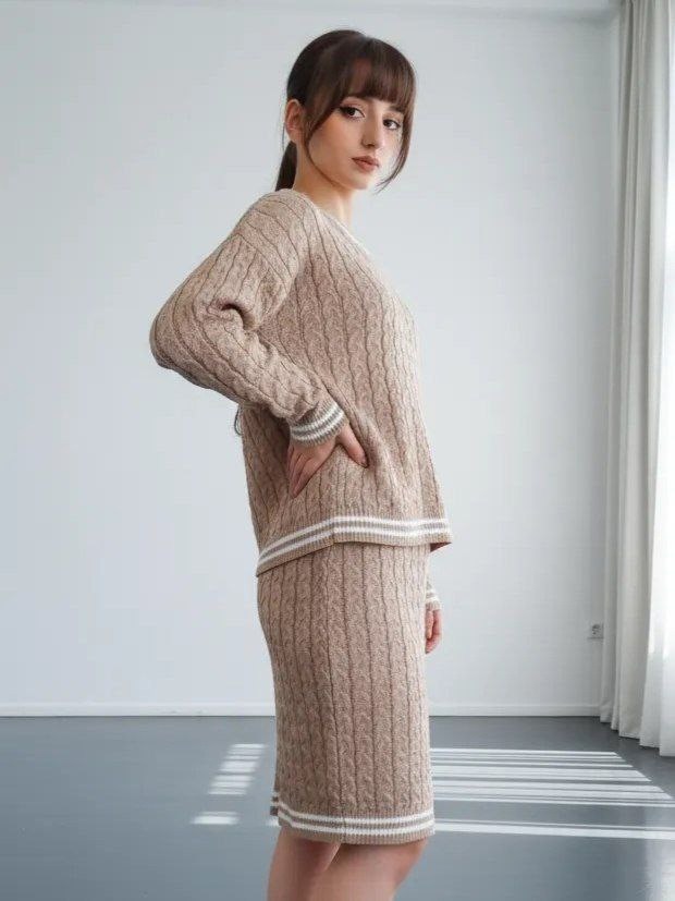 вязаные костюмы,костюм с юбкой женский,кофта и юбка,трикотажные костюмы,вязаный костюм с юбкой