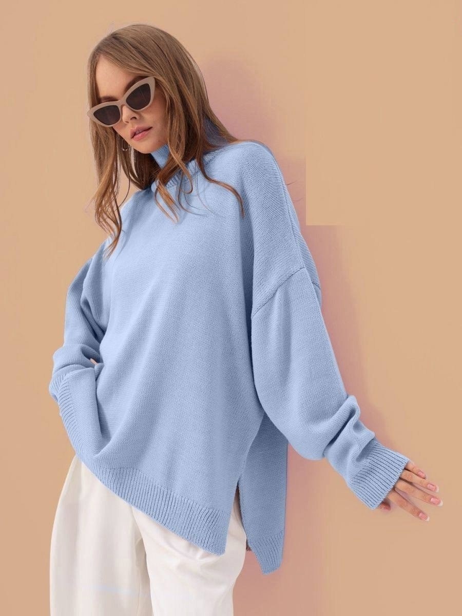 свитер женский с горлом оверсайз вязаный джемпер,свитер женский с горлом оверсайз вязаный,свитер оверсайз с высоким воротом,джемпер оверсайз,свитер оверсайз с высоким воротником