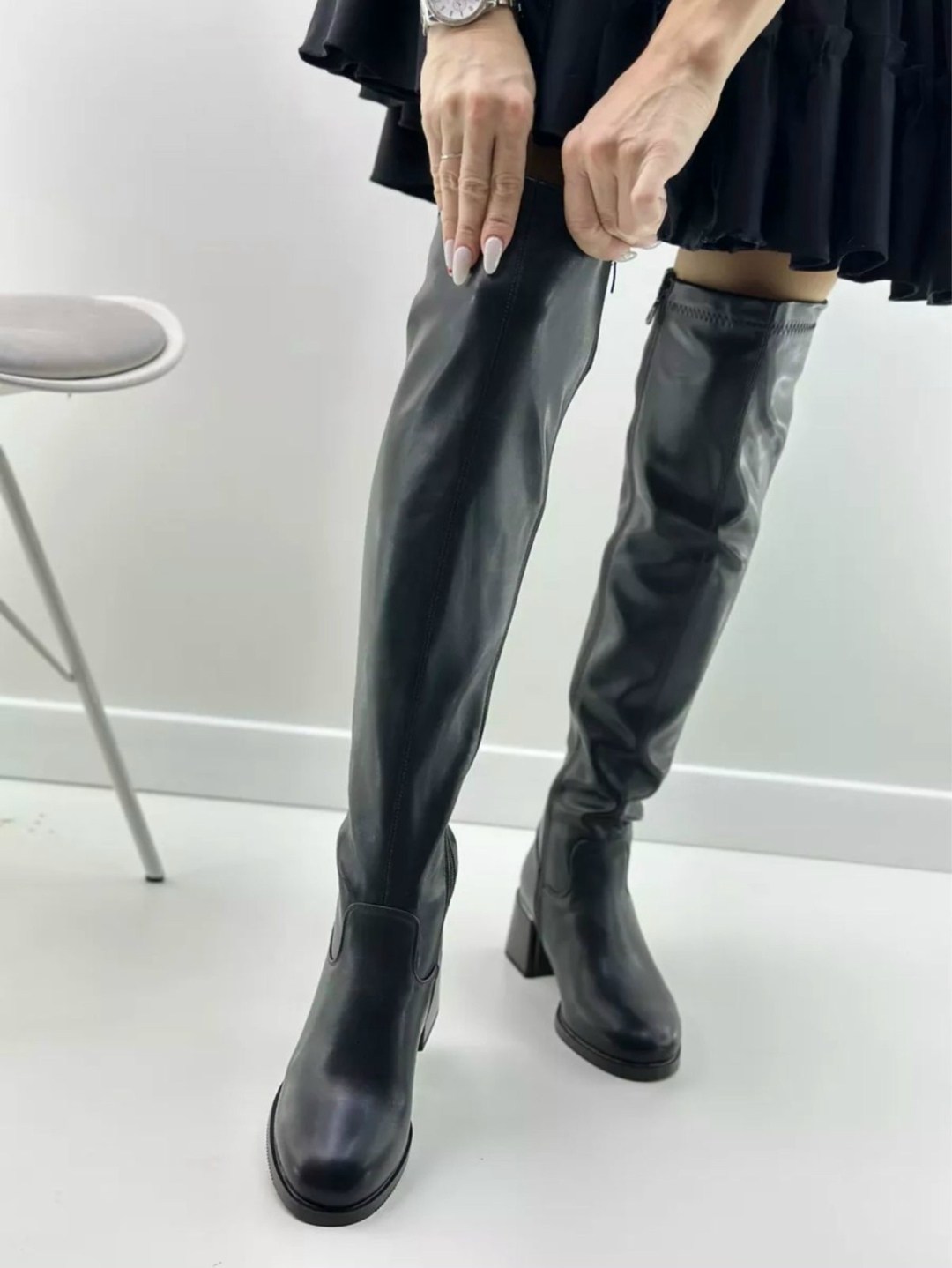 сапоги ботфорты зимние высокие на толстой подошве,сапоги ботфорты зимние высокие,сапоги ботфорты,демисезонные ботфорты,ботфорты женские демисезонные