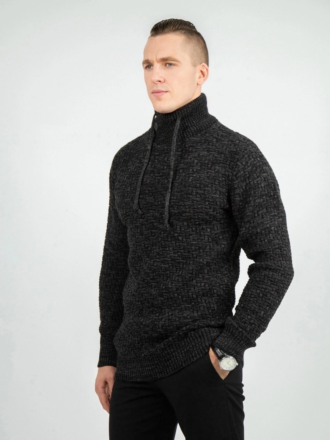 свитер с воротником,мужской свитер,мужская кофта,свитер джемпер,мужской джемпер свитер