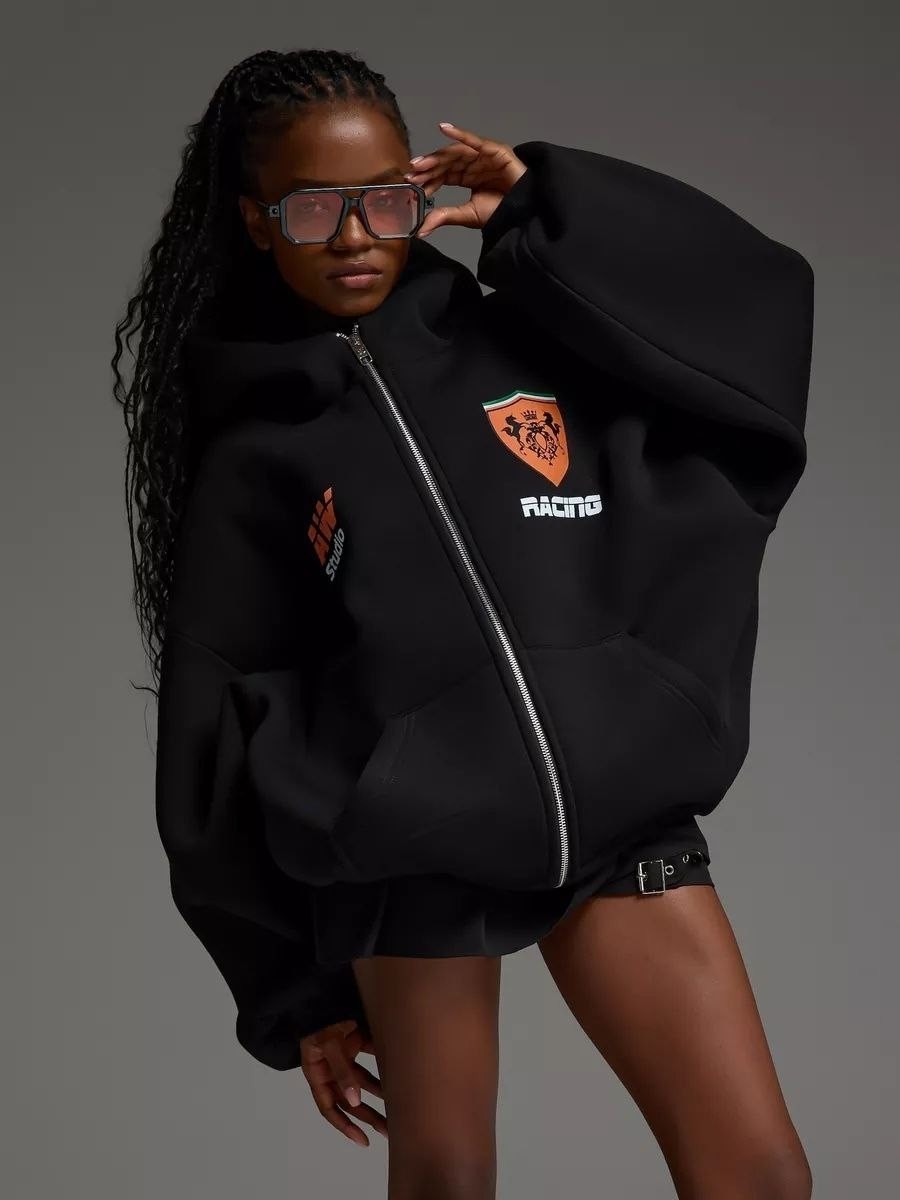 зип худи оверсайз на молнии с принтом,худи оверсайз на молнии с принтом,зип худи оверсайз на молнии,женская толстовка с капюшоном,толстовки женская