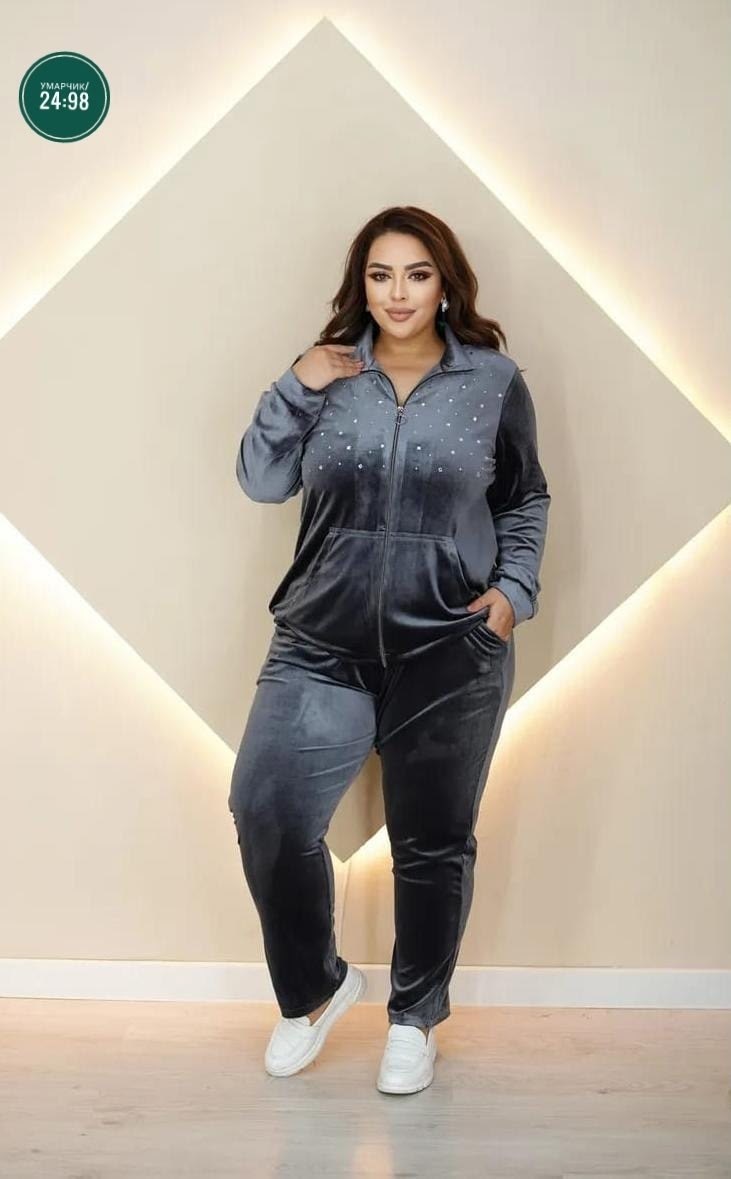 костюм велюровый большие размеры,костюм велюровый больших размеров kumar collection,спортивный костюм женский велюровый большой размер,на полных велюровый спортивный костюм,велюровый спортивный костюм