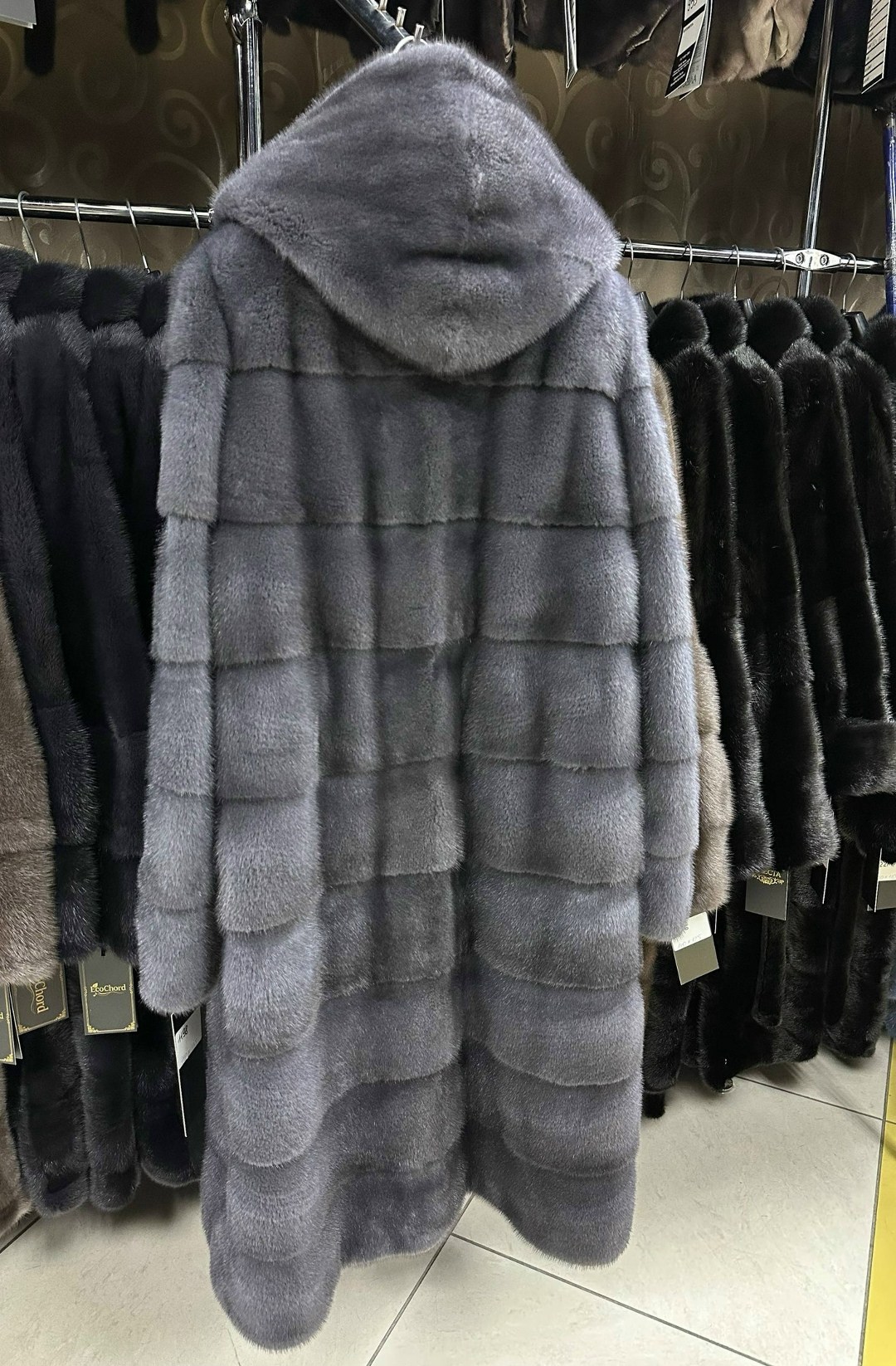 шуба норковая,шуба норка,шуба норковая графит,шуба норковая с капюшоном,норковая шуба кокон