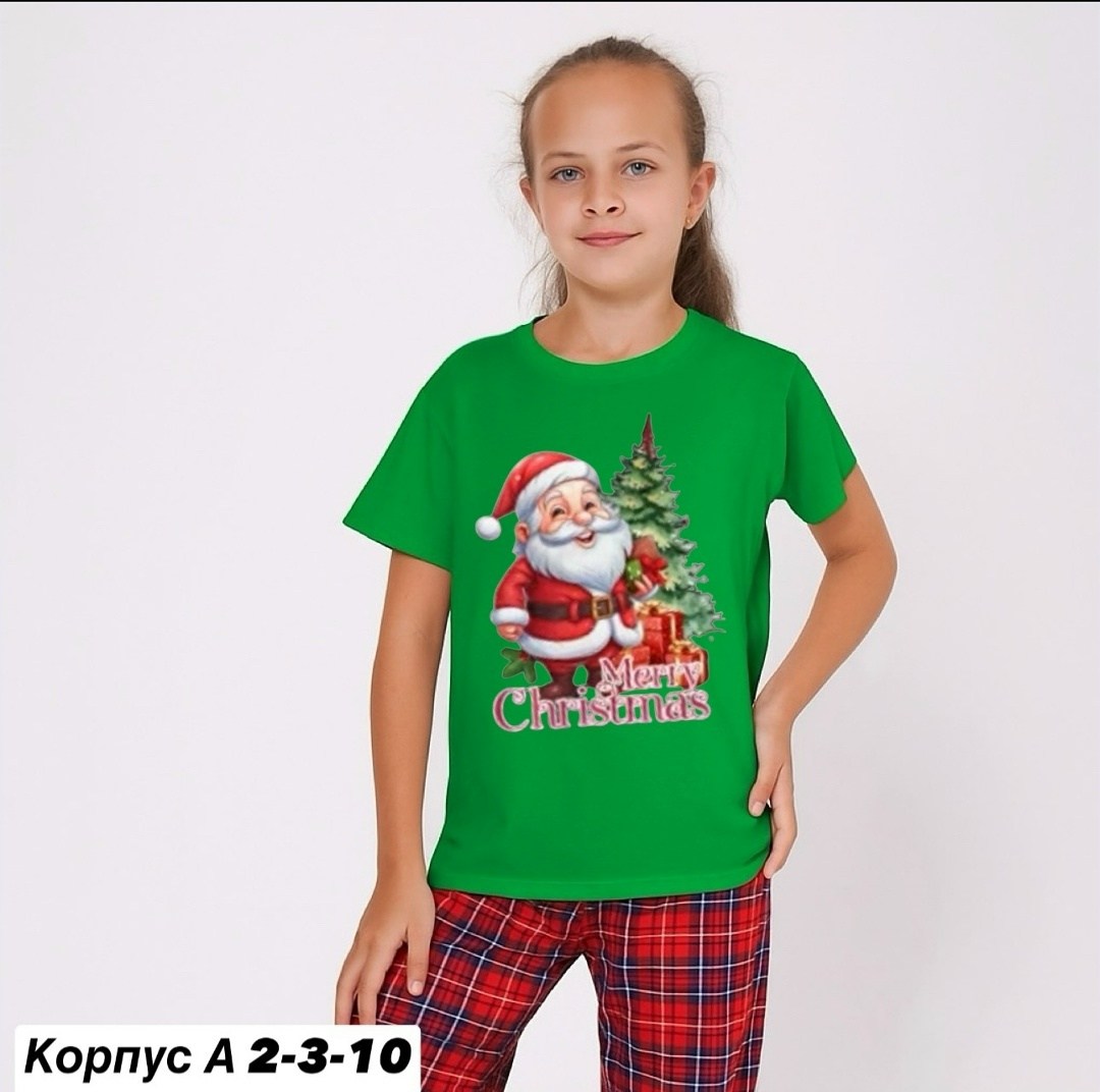 пижама для девочек,новогодние пижамы,футболка новогодняя детская,футболка новогодняя,пижама детская
