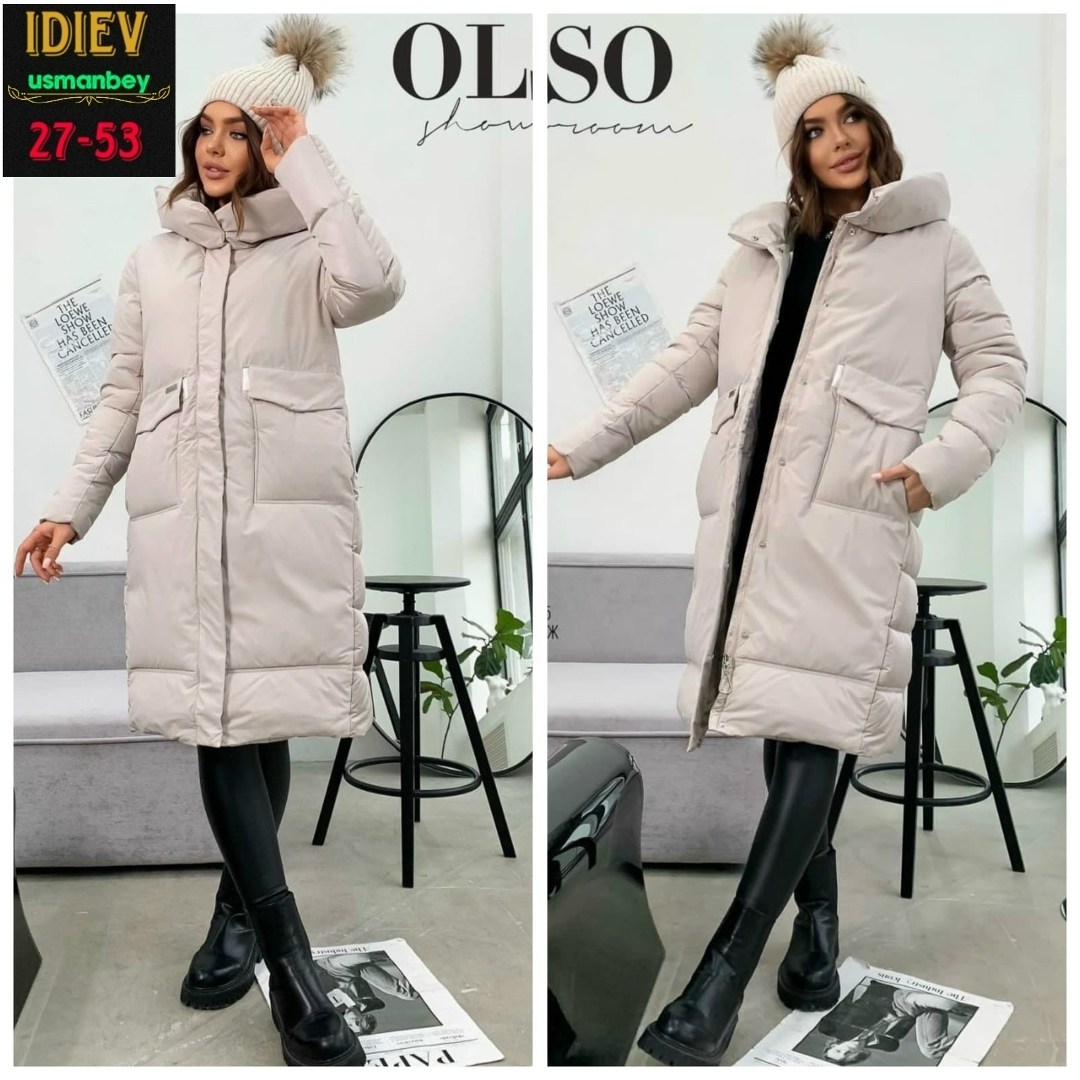 женская зимняя куртка,пуховик женский,куртка женская зимняя длинная,удлиненная зимняя куртка,пуховик бежевый