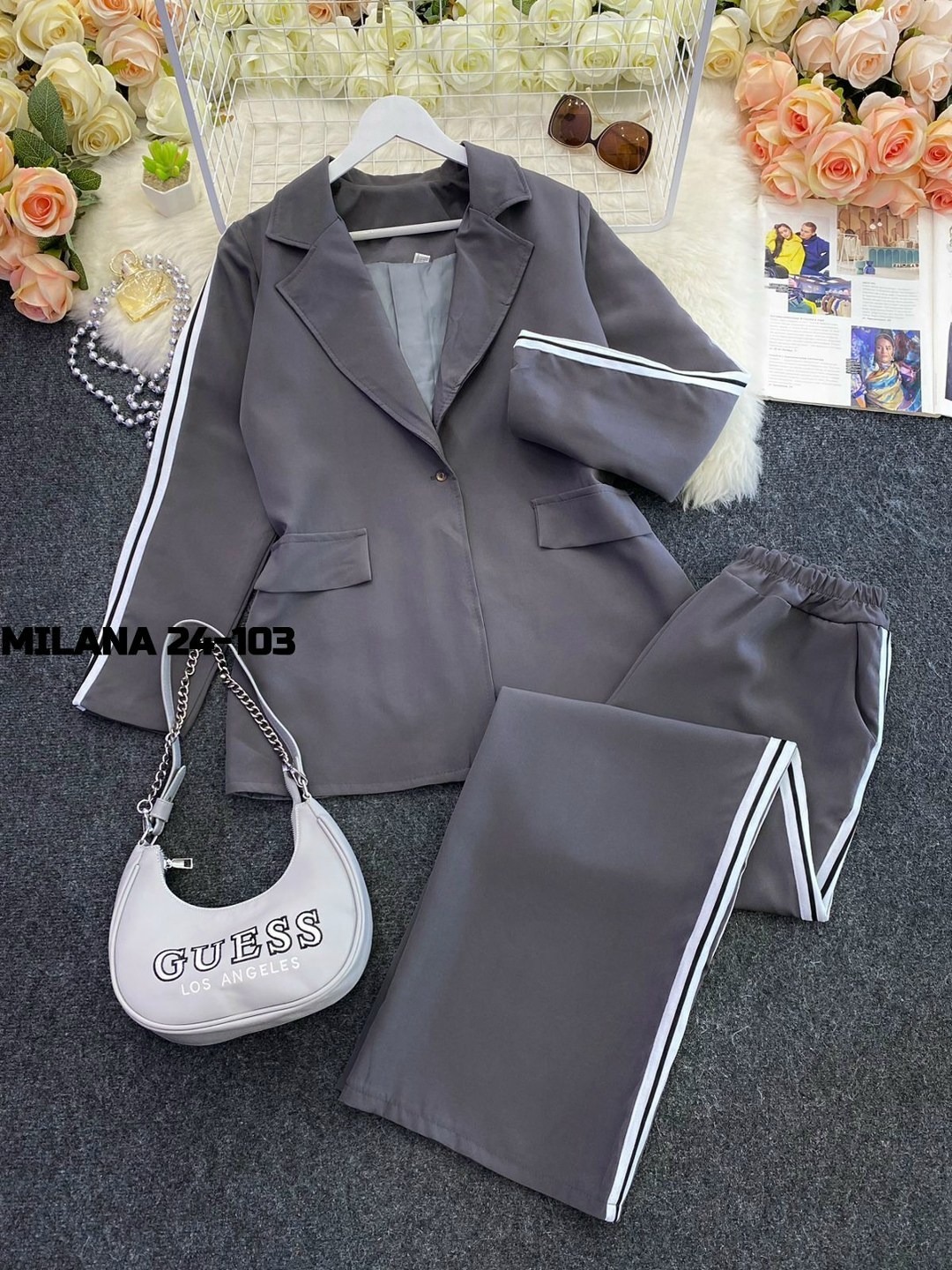 элегантный брючный костюм,брючный костюм женский серый палаццо,костюмы женские брючные,костюмы брючные,костюм двойка женская