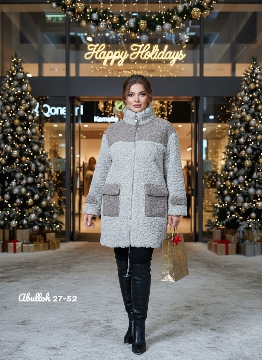 комбинированное пальто,пальто барашек,полупальто из,меховое пальто,пальто шуба