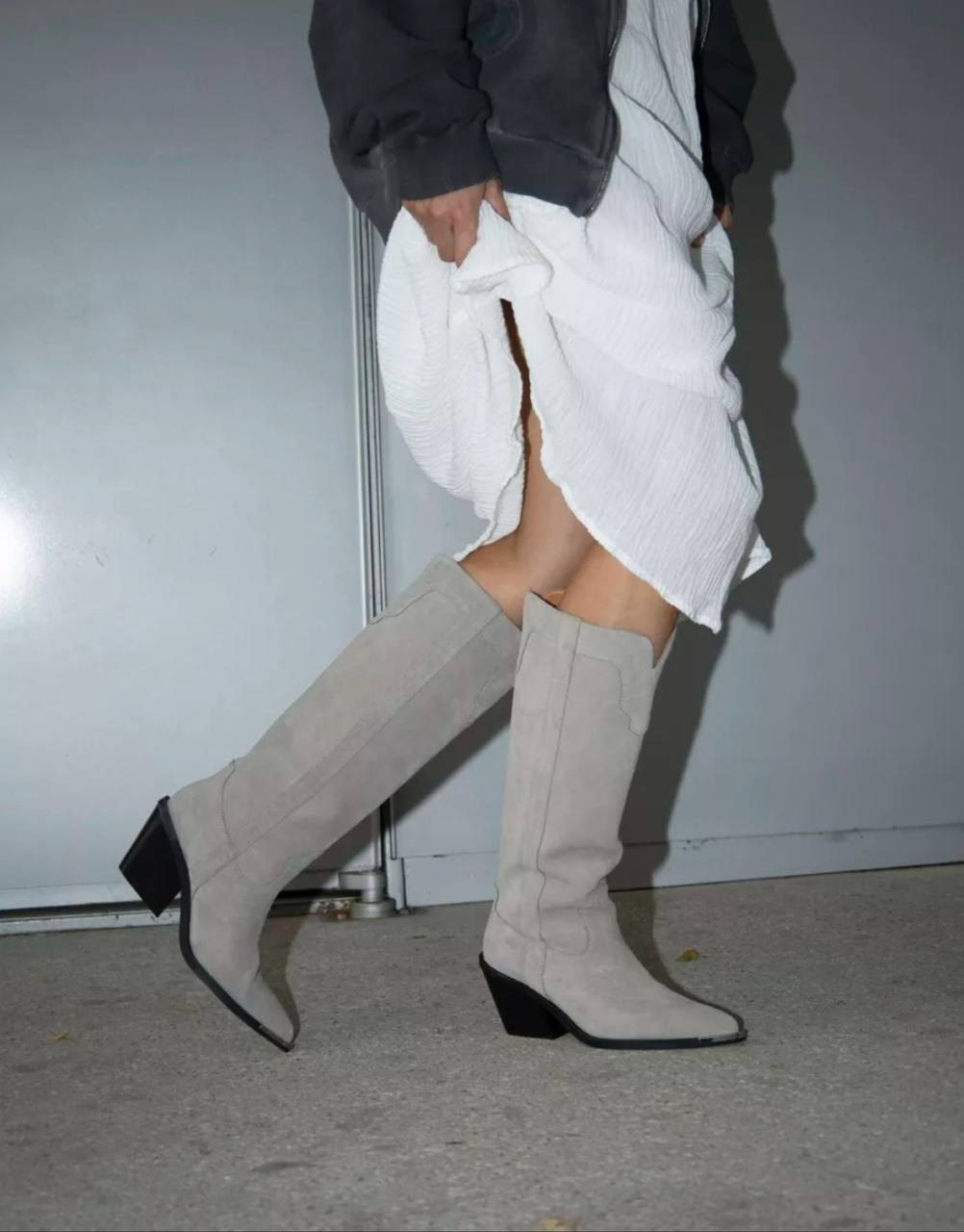 сапоги замшевые,женские сапоги,сапоги казаки высокие натуральная замша,модные сапоги,сапоги казаки