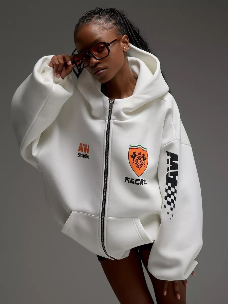 зип худи оверсайз на молнии с принтом,худи оверсайз на молнии с принтом,зип худи оверсайз на молнии,женская толстовка с капюшоном,толстовки женская