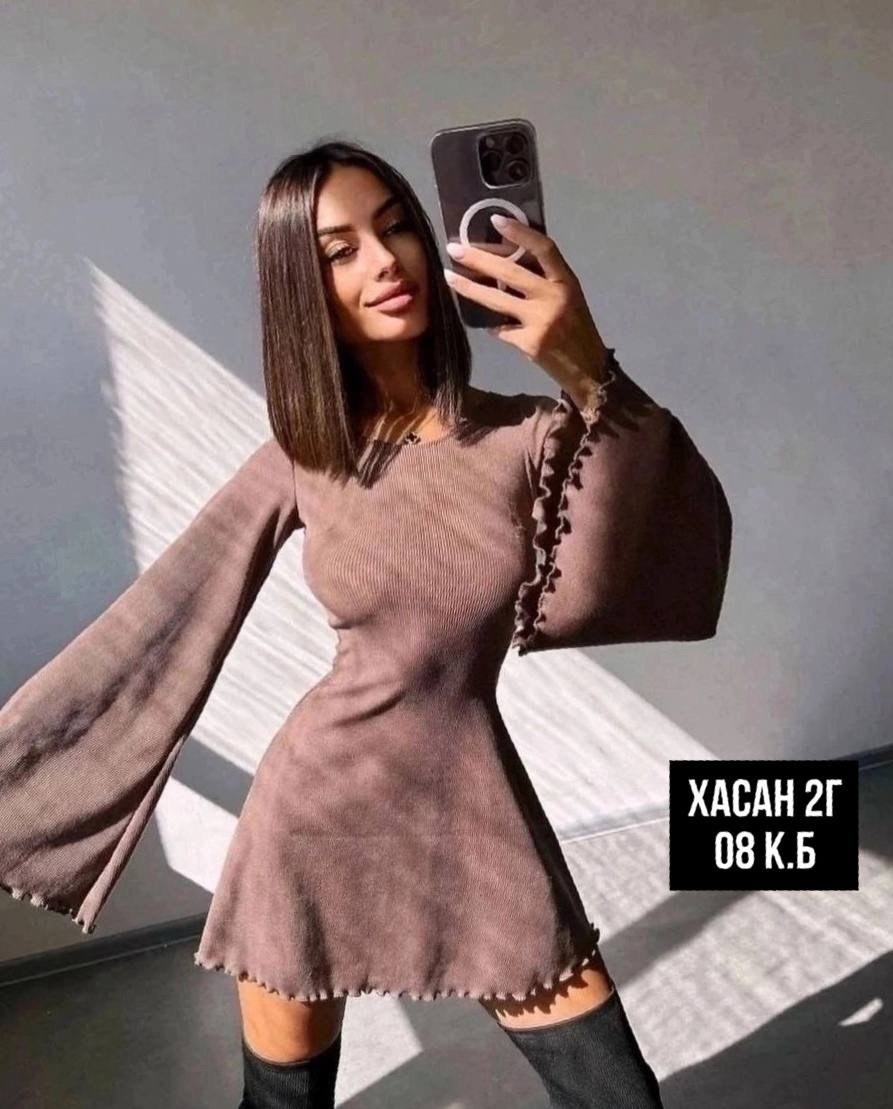 трикотажное платье мини,платье мини с рукавами,платье рукавами,женское трикотажное платье,платье женская