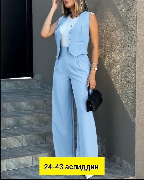 элегантный брючный костюм,брючные костюмы женские,женские костюмы,брючный костюм женский с жилеткой,брючный костюм с жилеткой