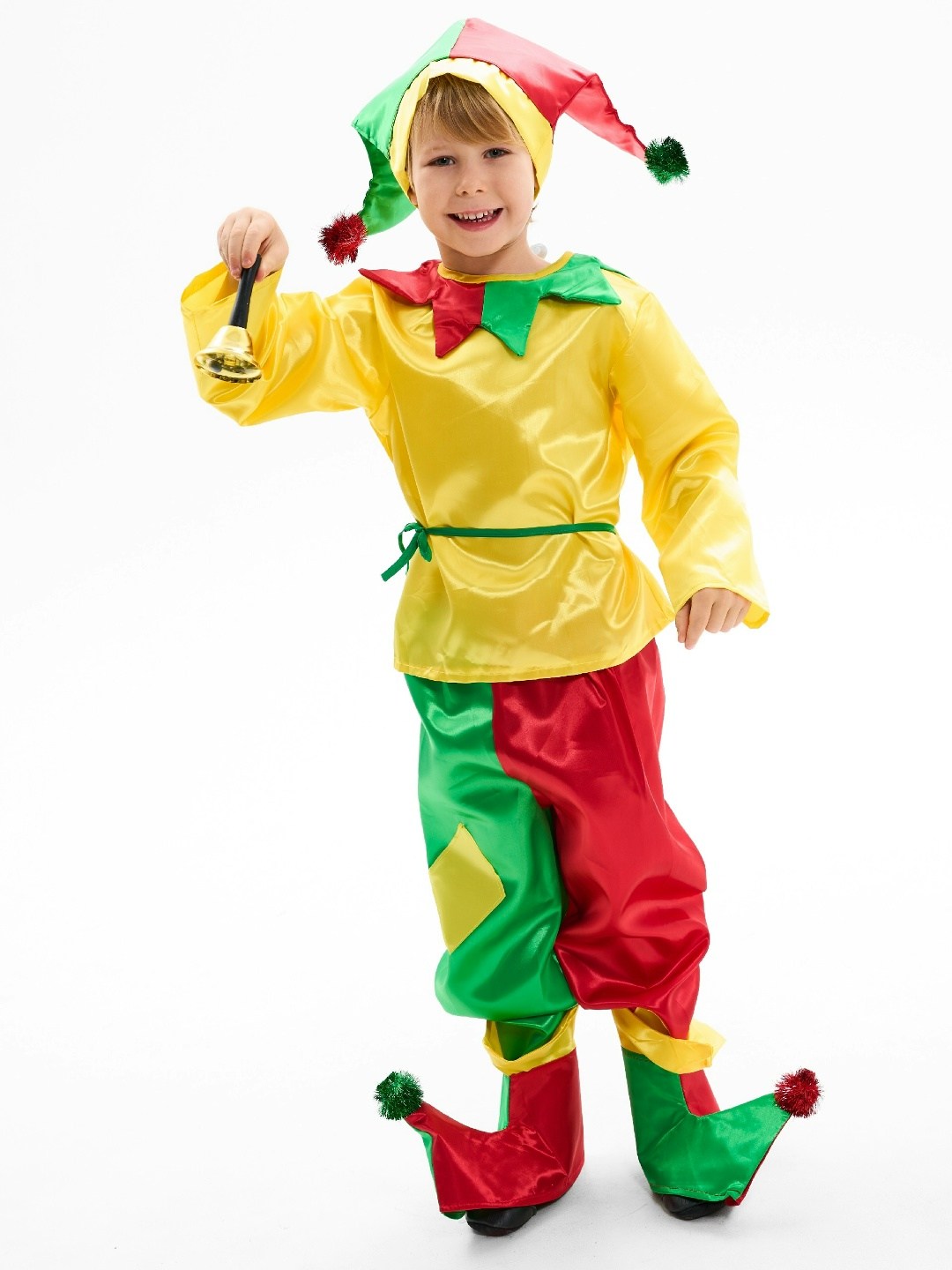 костюм петрушка,карнавалия костюм петрушки,костюм петрушки скомороха батик,скомороха костюм,костюм петрушки для мальчика на новый год