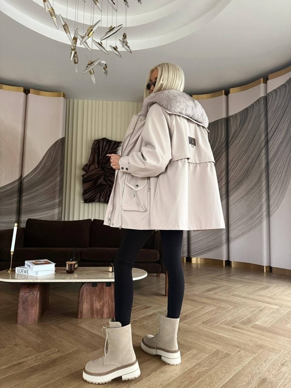 парка меховая,зимние куртки,парка женская,парка с натуральным мехом,куртка женская