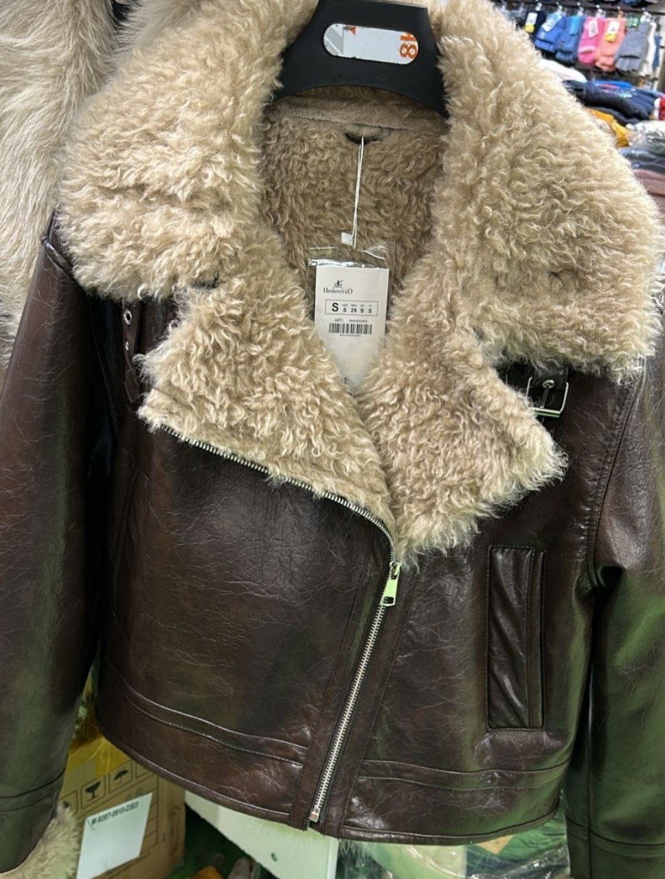 дубленка авиатор,дубленка укороченная,стильная дубленка,женская дублёнка,куртка дубленка