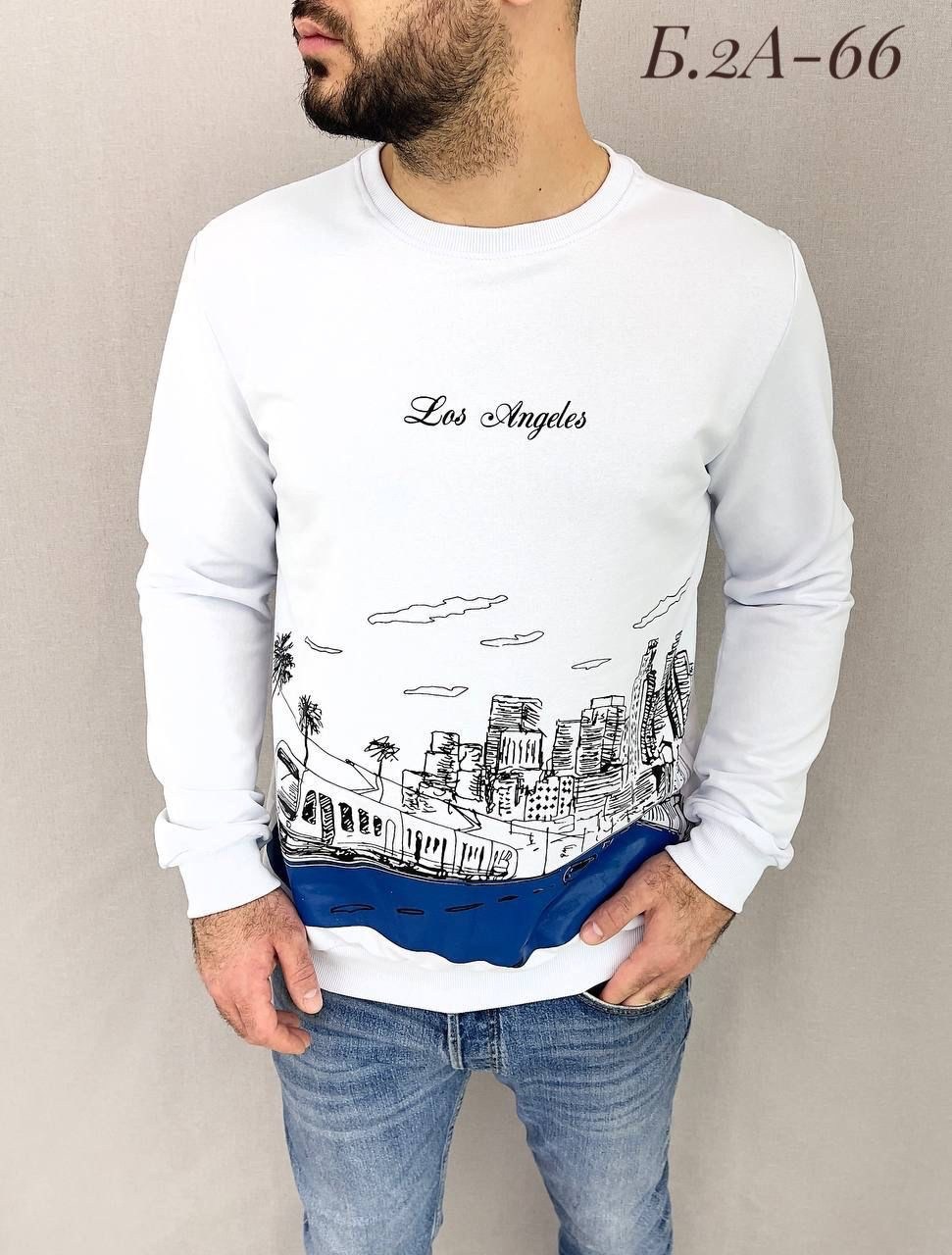 свитшот мужской белый,мужские свитшоты,свитшот мужская,белая кофта мужская,кофта мужская