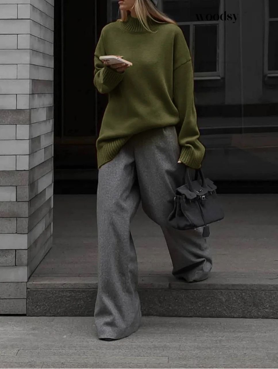 свитер оверсайз вязаный с горлом kamillastyle,свитер вязаный с горлом оверсайз,свитер оверсайз с горлом shwэdar,свитер женский оверсайз,свитер оверсайз с высоким воротником