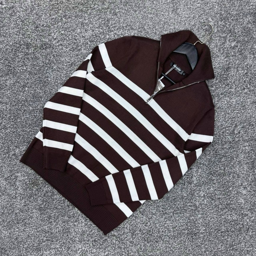 женская кофта,свитер в полоску,свитер с воротником,толстовки кофта,пуловер в полоску