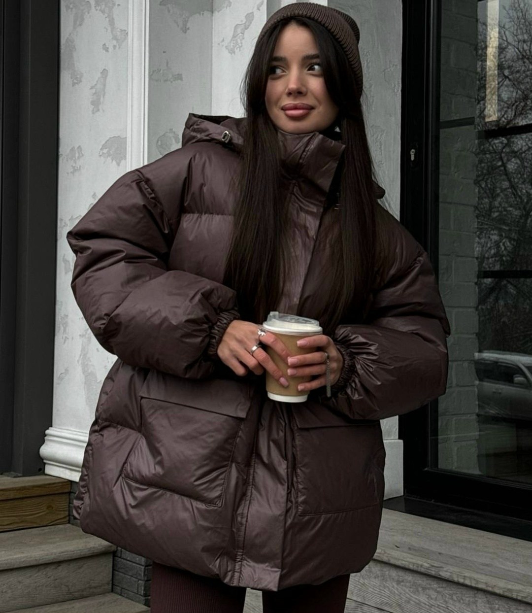 модные пуховики,куртки и пуховики женские,куртка оверсайз,куртка с поясом,пуховики оверсайз