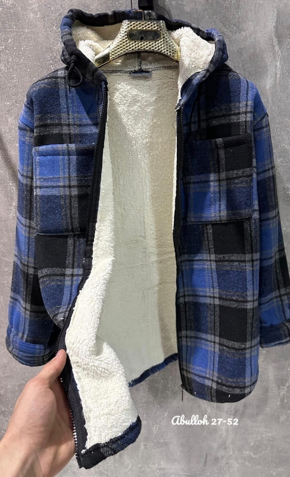 рубашка с капюшоном,теплая рубашка,рубашка на флисе,рубашка утепленная,рубашка в клетку с капюшоном