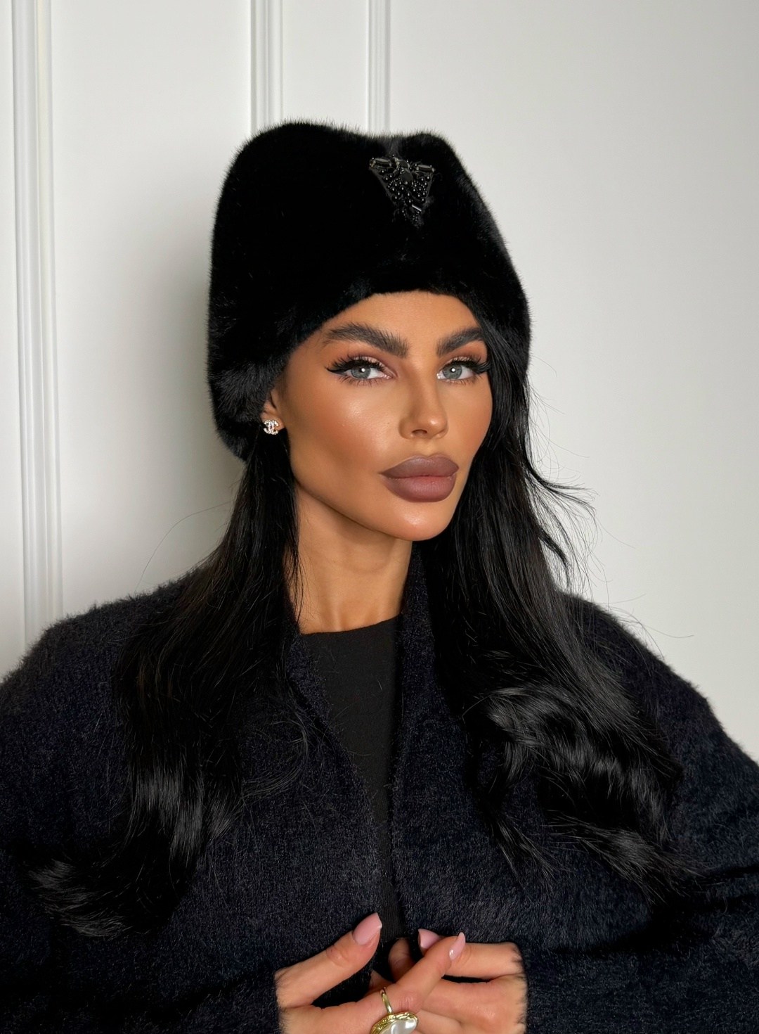 женская меховая шапка,меховая шапка,шапка женская,шапка зимняя меховая,женские головные уборы