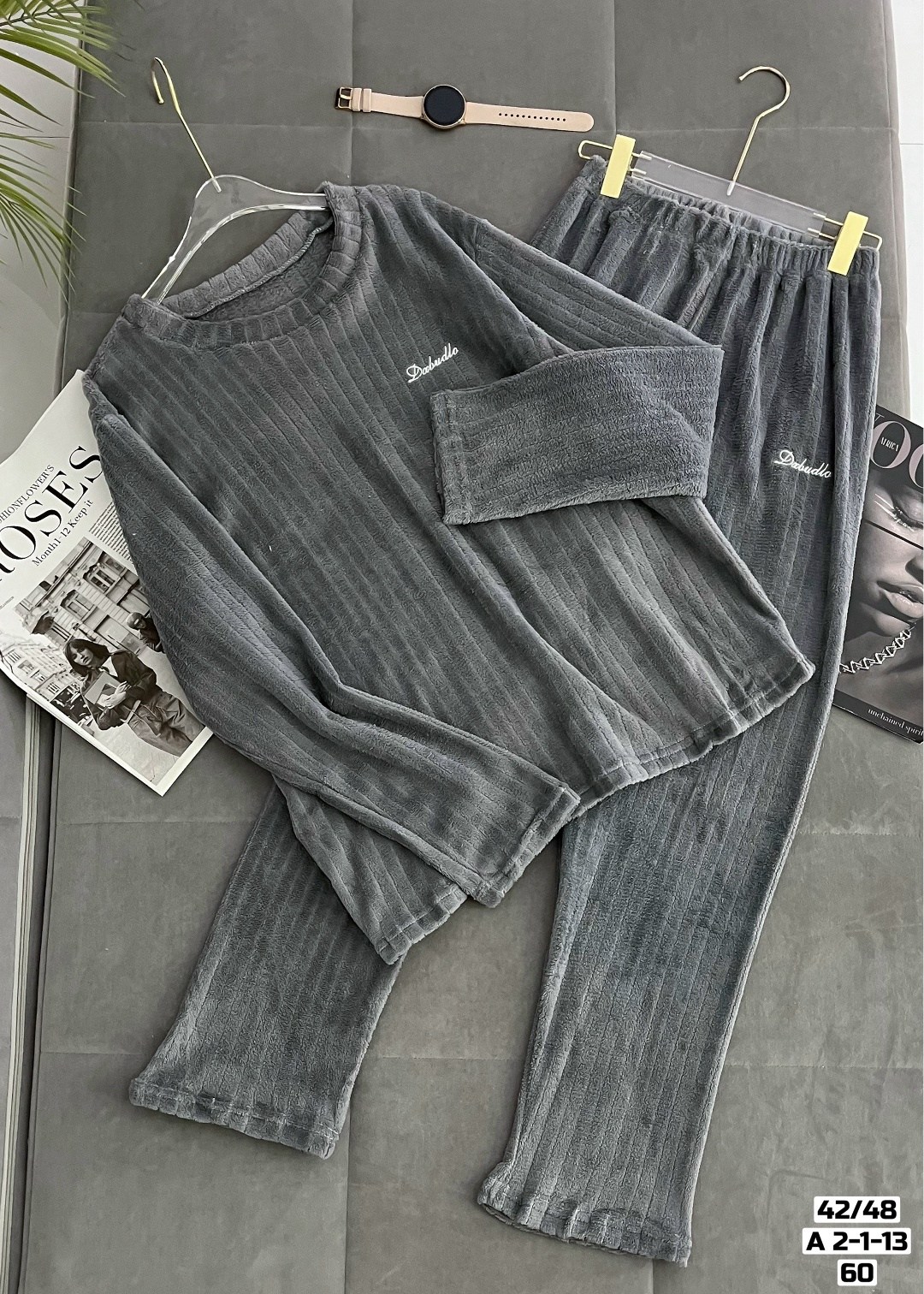 пижама женская со штанами теплая домашняя плюшевая,пижама женская теплая,теплая пижама,махровая пижама,комплект пижама