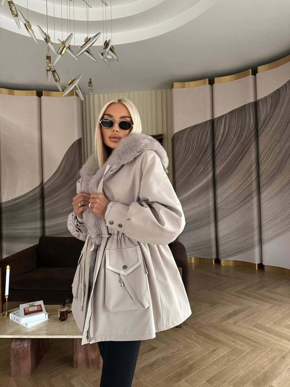 парка меховая,зимние куртки,парка женская,парка с натуральным мехом,куртка женская