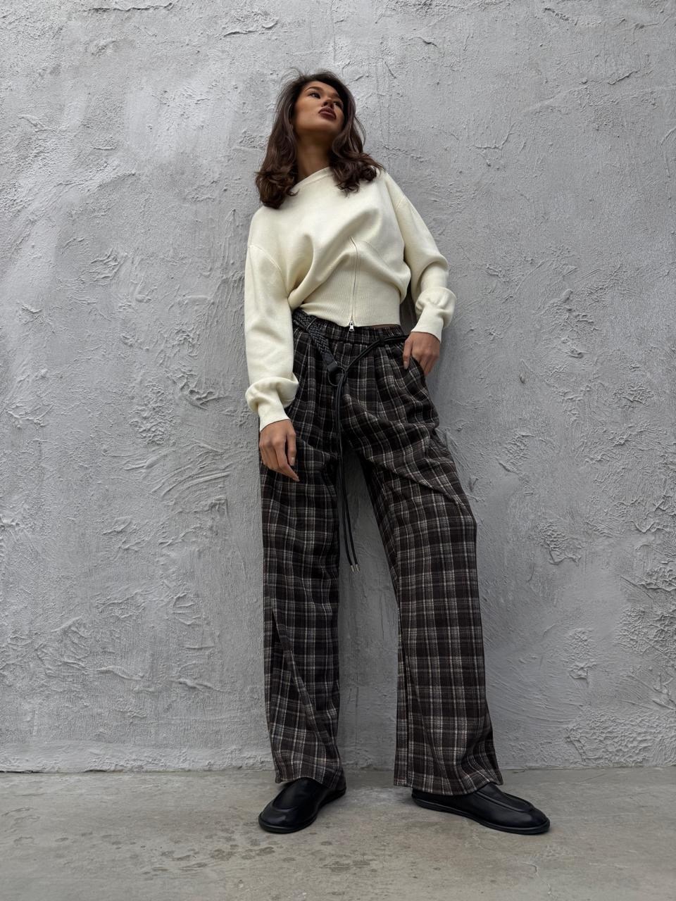 клетчатые брюки,широкие брюки в клетку,брюки в клетку,женские брюки в клетку,брюки классические