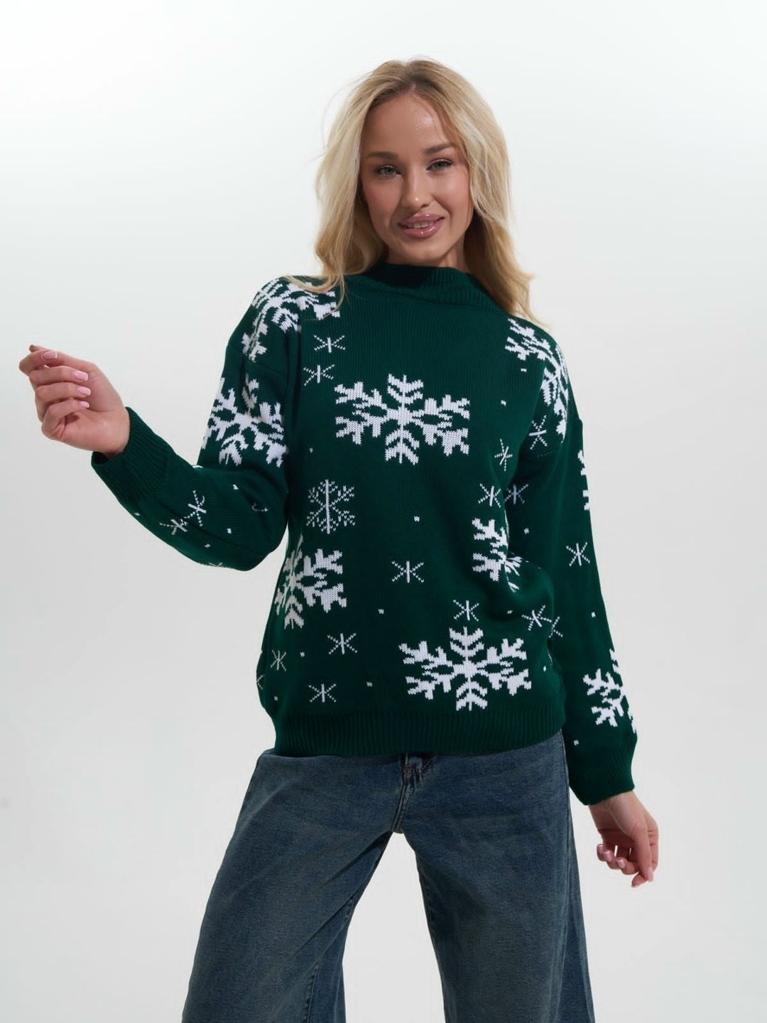 свитер со снежинками,рождественские свитера,свитер новогодний женский,джемпер женский свитер,новогодние свитера