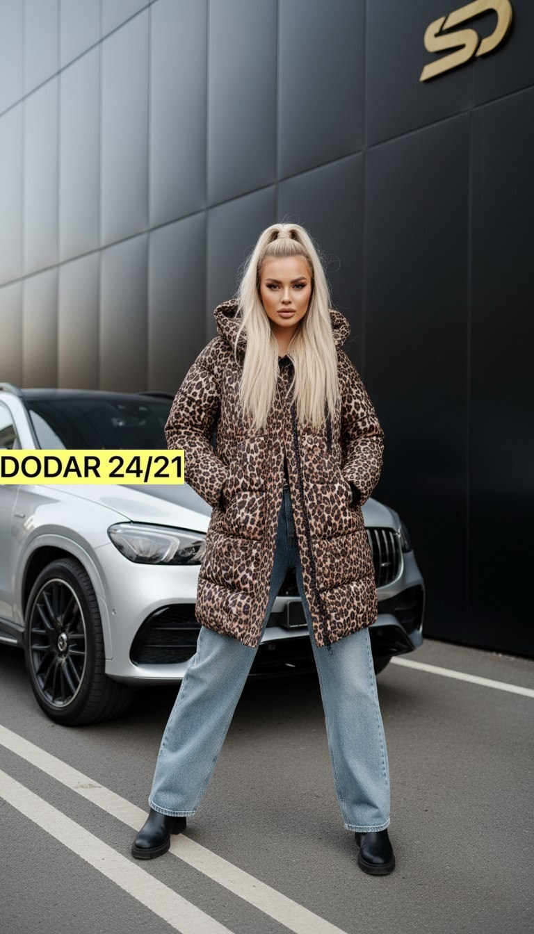 пуховик двусторонний,женская куртка,куртка зимняя,куртка леопардовая,куртка с капюшоном