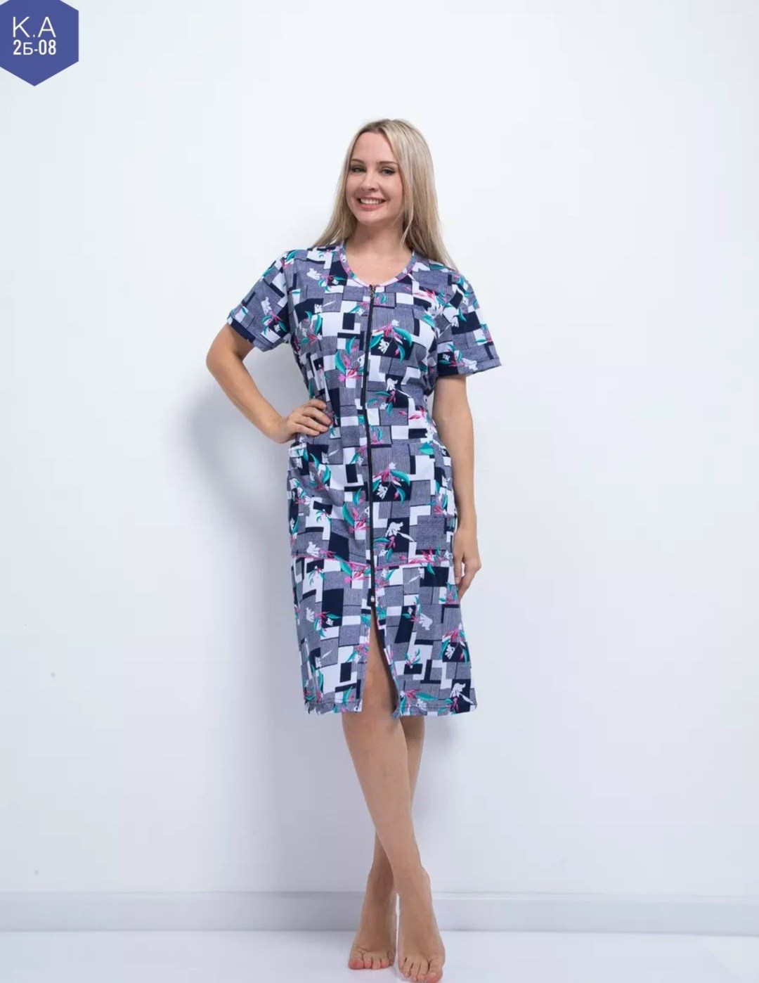 халат женский домашний на молнии большие размеры,халат женский для дома,халат женский домашний,халат домашний летний на молнии,женский халат