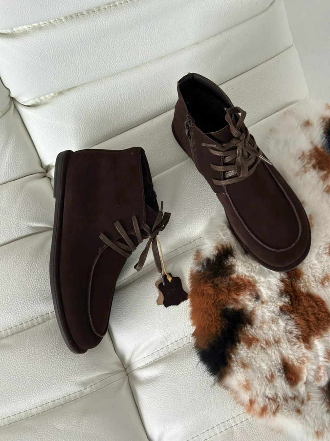 ,ботинки замшевые,ботинки зимние замшевые,женская ,коричневые ботинки