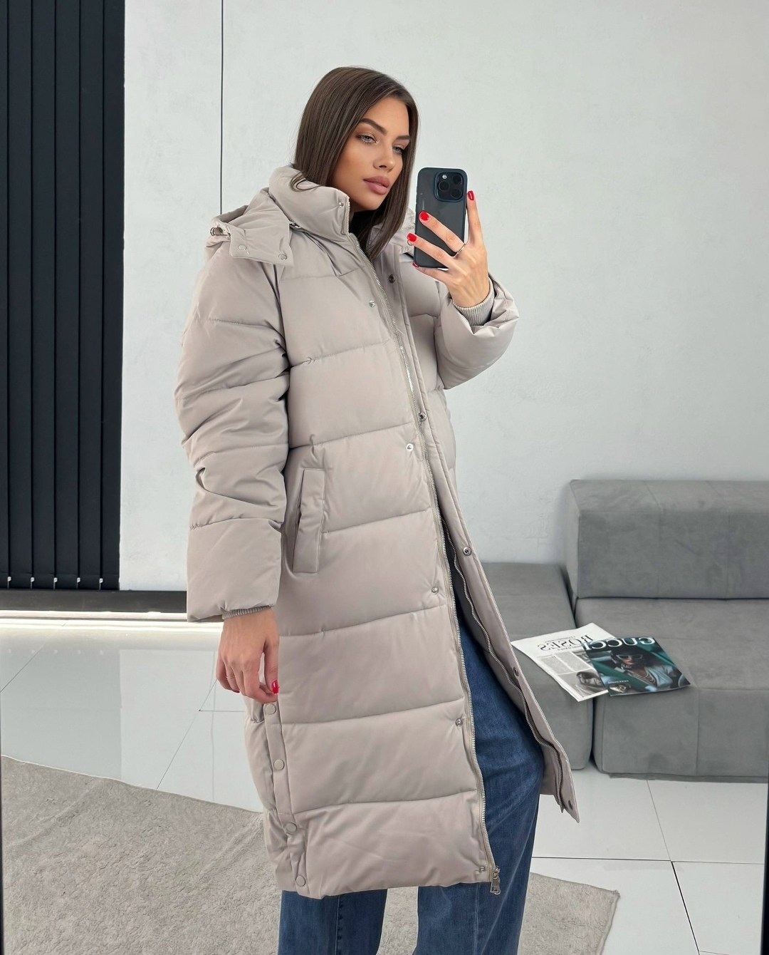 пуховик удлиненный,стильные пуховики,зимние куртки,демисезонный пуховик,пуховик бежевый