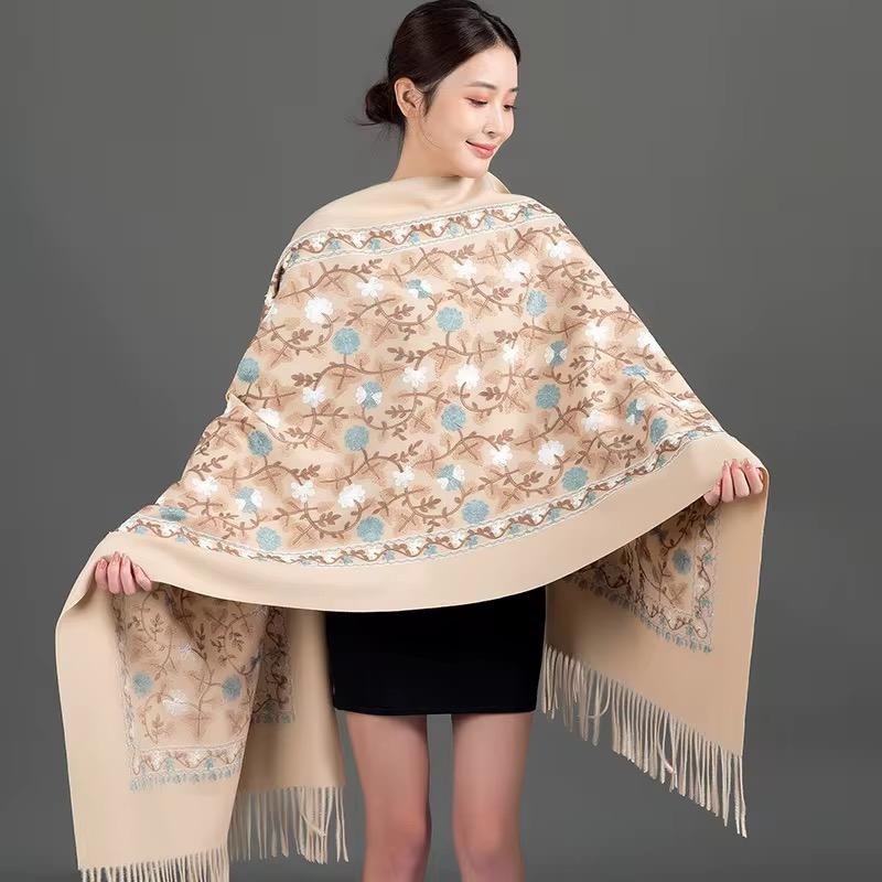 шарфы для женщин,женские кашемировые шарфы,шарф женские,шарф с цветами,палантин женские